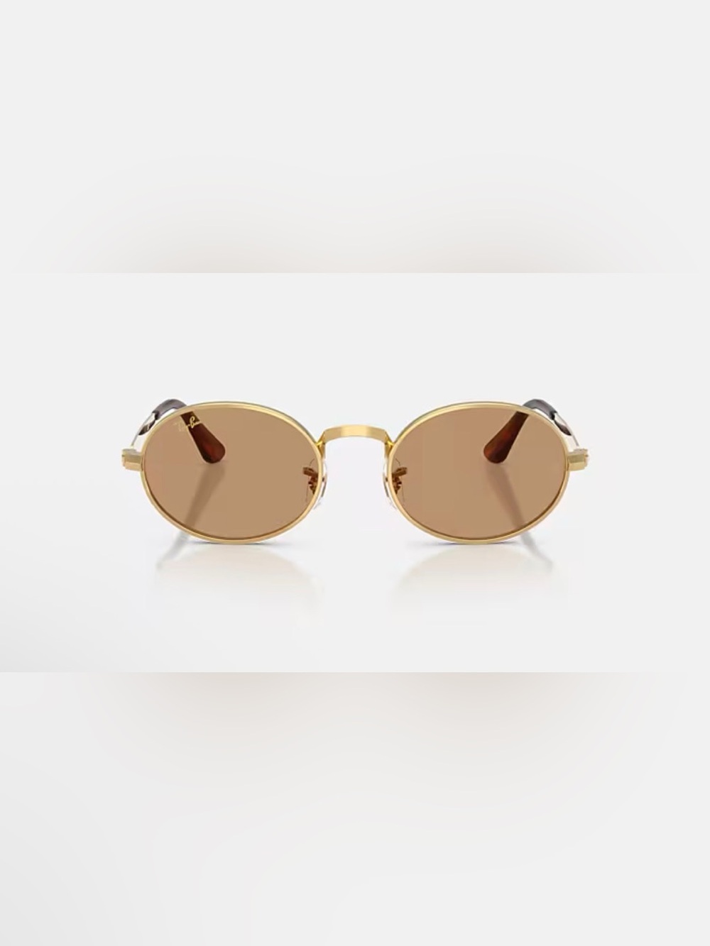 Ray-Ban RB3931 by A$AP Rocky New Round Sunglasses Gold Brown Lenses Case & Cloth